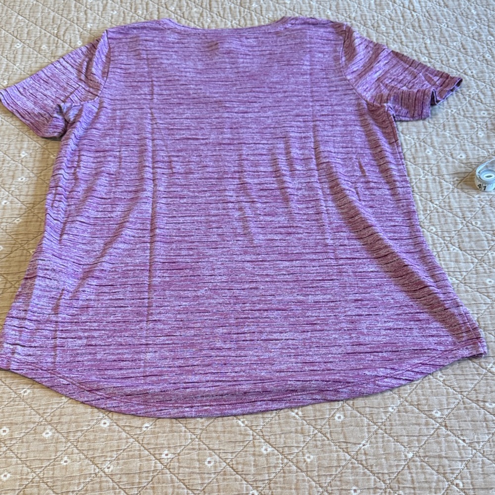 Athleta Pink and Purple Short Sleeve Tees - Picture 5 of 8
